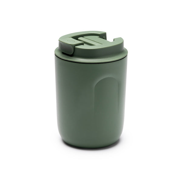 Stamina TANIK Double-walled stainless steel thermal cup in white - promotional merchandise printed with your company logo