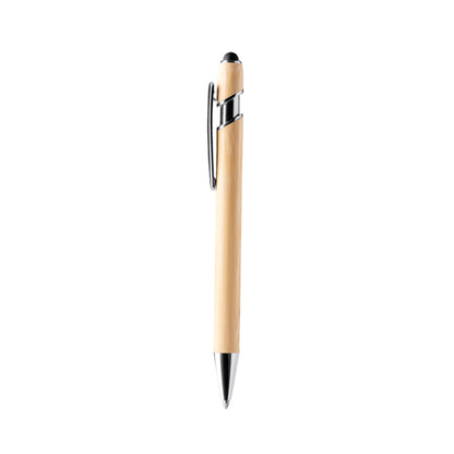 Stamina VAREL Bamboo ball pen in beige - promotional merchandise printed with your company logo