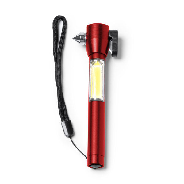 Stamina DAGA Aluminium torch in red - promotional merchandise printed with your company logo