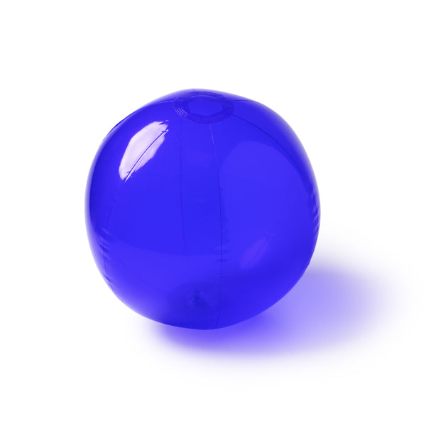 Stamina KIPAR Translucent PVC beach ball in royal blue - promotional merchandise printed with your company logo