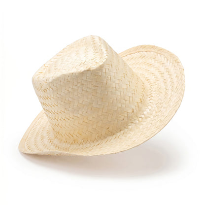Stamina FANDON Natural straw hat in beige - promotional merchandise printed with your company logo