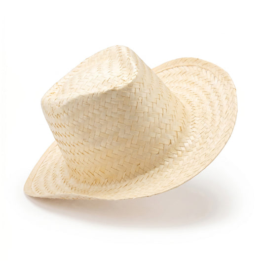 Stamina FANDON Natural straw hat in beige - promotional merchandise printed with your company logo