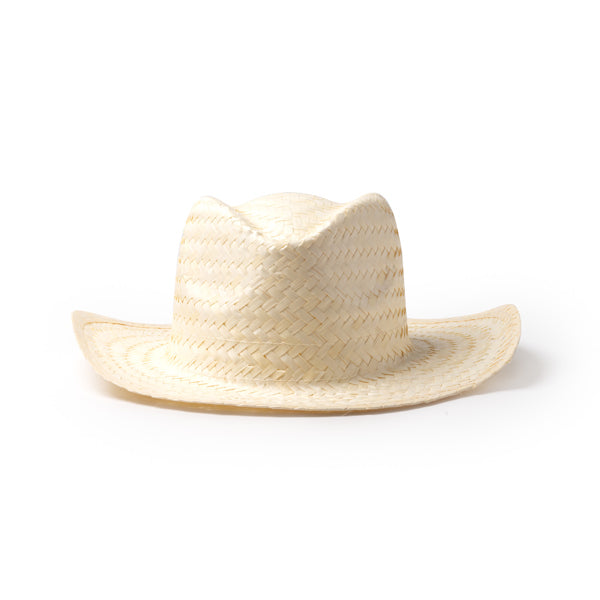 Stamina FANDON Natural straw hat in beige - promotional merchandise printed with your company logo
