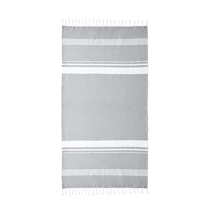 Stamina CALAIS Cotton and polyester sarong in light grey - promotional merchandise printed with your company logo
