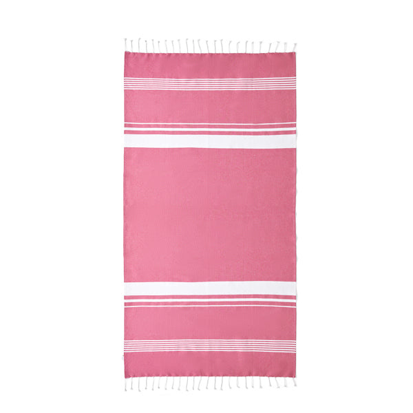 Stamina CALAIS Cotton and polyester sarong in pink - promotional merchandise printed with your company logo