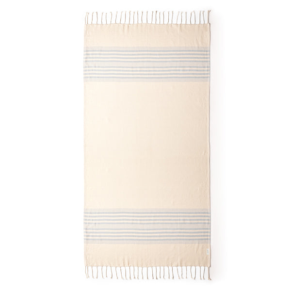 Stamina WITNEY Recycled cotton sarong in light grey - promotional merchandise printed with your company logo