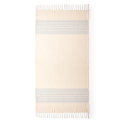 Stamina WITNEY Recycled cotton sarong in light grey - promotional merchandise printed with your company logo