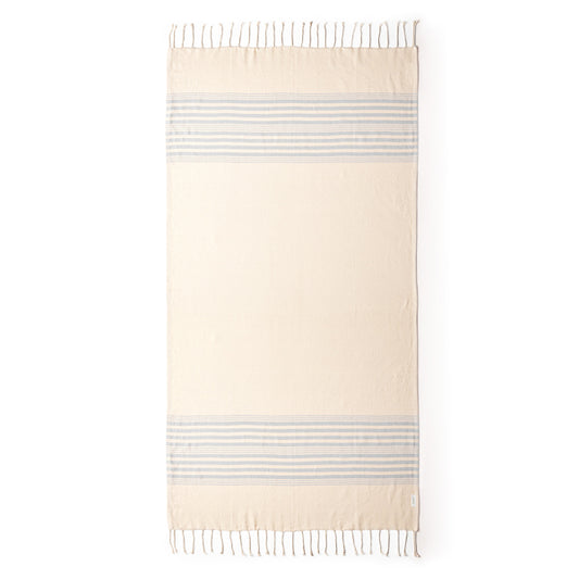 Stamina WITNEY Recycled cotton sarong in light grey - promotional merchandise printed with your company logo