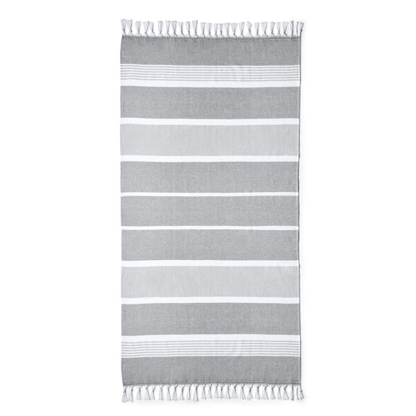 Stamina WARTON Sarong with terry towel in cotton (340 gsm) in light grey - promotional merchandise printed with your company