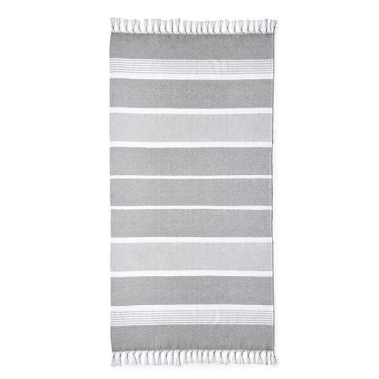 Stamina WARTON Sarong with terry towel in cotton (340 gsm) in light grey - promotional merchandise printed with your company