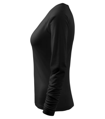 MALFINI ELEGANCE Women's T-shirt in black - promotional clothing printed with your company logo