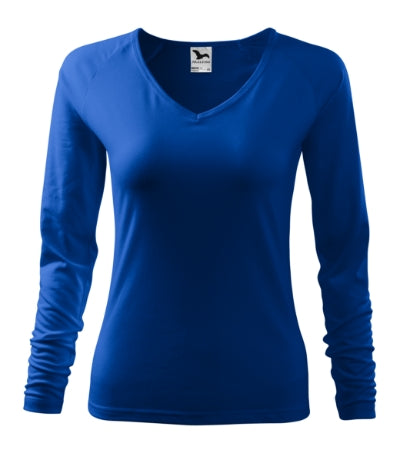 MALFINI ELEGANCE Women's T-shirt in royal blue - promotional clothing printed with your company logo