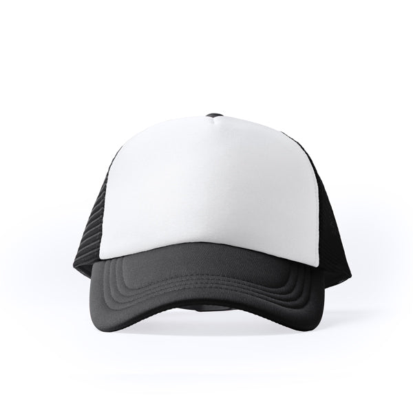 Stamina BARNY Polyester cap in black - promotional merchandise printed with your company logo