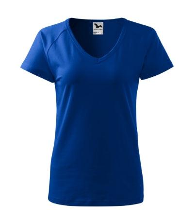 MALFINI DREAM Women's T-shirt in royal blue - promotional clothing printed with your company logo