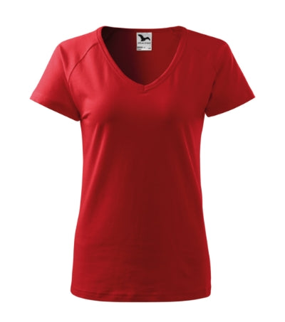 MALFINI DREAM Women's T-shirt in red - promotional clothing printed with your company logo