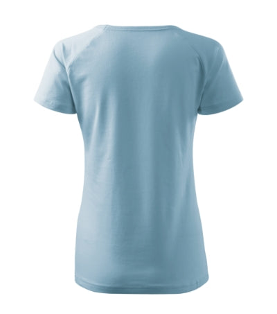 MALFINI DREAM Women's T-shirt in sky blue - promotional clothing printed with your company logo