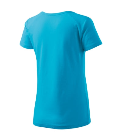 MALFINI DREAM Women's T-shirt in blue atoll - promotional clothing printed with your company logo