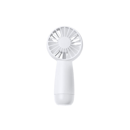 Stamina VENTUK ABS hand fan in white - promotional merchandise printed with your company logo