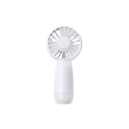 Stamina VENTUK ABS hand fan in white - promotional merchandise printed with your company logo