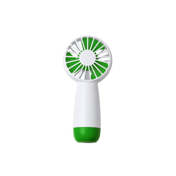 Stamina VENTUK ABS hand fan in fern green - promotional merchandise printed with your company logo