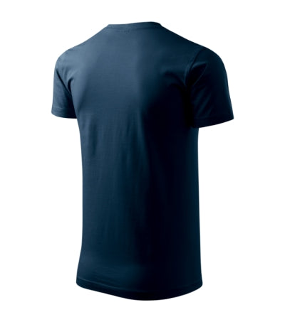 MALFINI BASIC Men's T-shirt in navy blue - promotional clothing printed with your company logo
