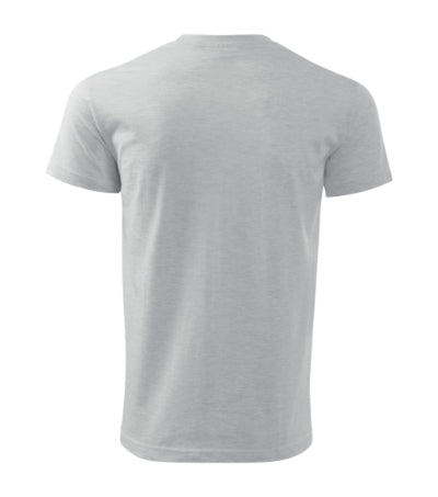 MALFINI BASIC Men's T-shirt in ash melange - promotional clothing printed with your company logo