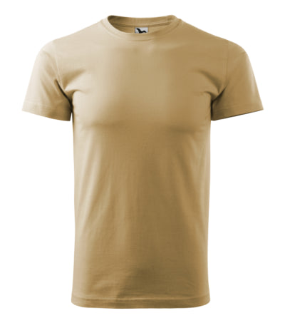 MALFINI BASIC Men's T-shirt in sand - promotional clothing printed with your company logo