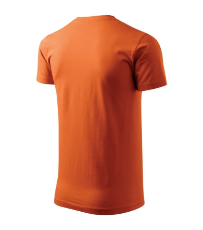MALFINI BASIC Men's T-shirt in orange - promotional clothing printed with your company logo