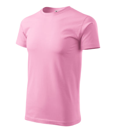 MALFINI BASIC Men's T-shirt in pink - promotional clothing printed with your company logo