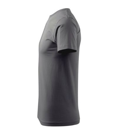 MALFINI BASIC Men's T-shirt in steel gray - promotional clothing printed with your company logo