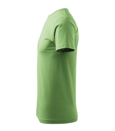MALFINI BASIC Men's T-shirt in grass green - promotional clothing printed with your company logo