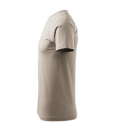 MALFINI BASIC Men's T-shirt in ice gray - promotional clothing printed with your company logo