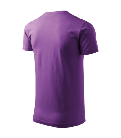 MALFINI BASIC Men's T-shirt in purple - promotional clothing printed with your company logo