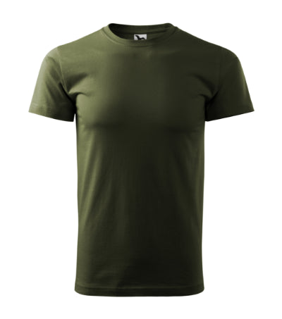 MALFINI BASIC Men's T-shirt in military - promotional clothing printed with your company logo