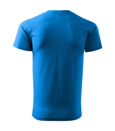 MALFINI BASIC Men's T-shirt in snorkel blue - promotional clothing printed with your company logo