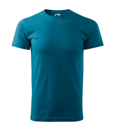 MALFINI BASIC Men's T-shirt in petrol blue - promotional clothing printed with your company logo