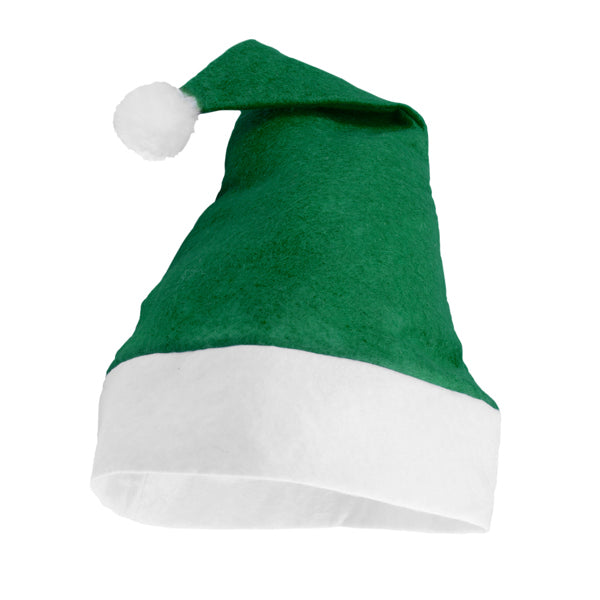 Stamina SANTA Polyester / fleece christmas decoration in fern green - promotional merchandise printed with your company logo