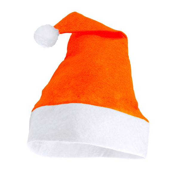 Stamina SANTA Polyester / fleece christmas decoration in orange - promotional merchandise printed with your company logo
