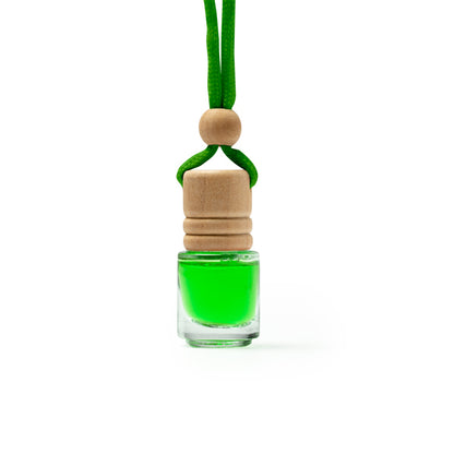 Stamina RINDAL A glass air freshener in fern green - promotional merchandise printed with your company logo
