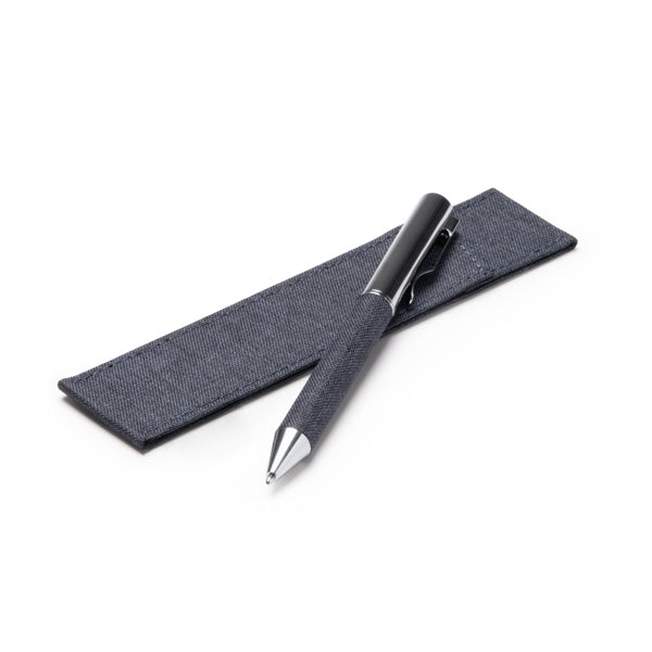 Stamina BRAMAN Recycled polyester (RPET) ball pen in black - promotional merchandise printed with your company logo