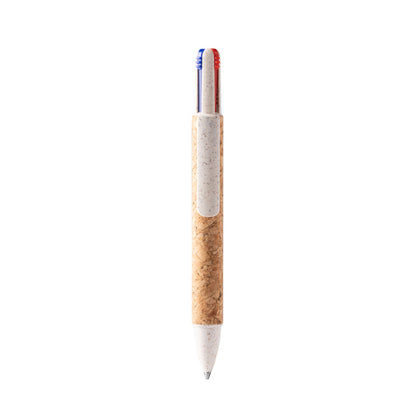 Stamina CORLES Cork and wheat fibre ball pen in beige - promotional merchandise printed with your company logo