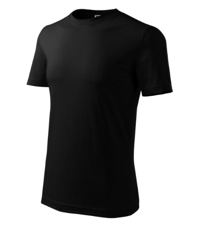 MALFINI CLASSIC NEW Men's T-shirt in black - promotional clothing printed with your company logo