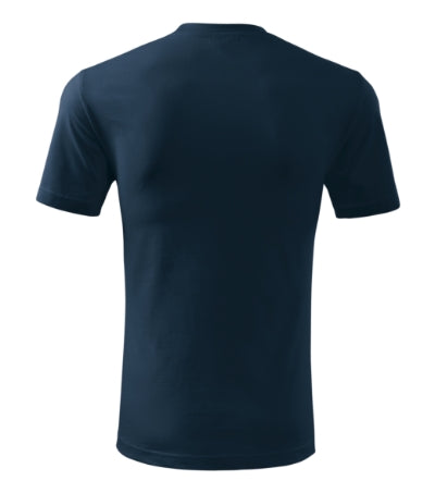 MALFINI CLASSIC NEW Men's T-shirt in navy blue - promotional clothing printed with your company logo