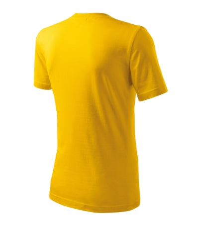 MALFINI CLASSIC NEW Men's T-shirt in yellow - promotional clothing printed with your company logo