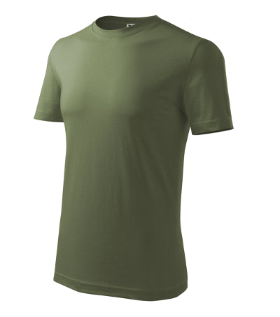 MALFINI CLASSIC NEW Men's T-shirt in khaki - promotional clothing printed with your company logo