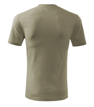 MALFINI CLASSIC NEW Men's T-shirt in light khaki - promotional clothing printed with your company logo