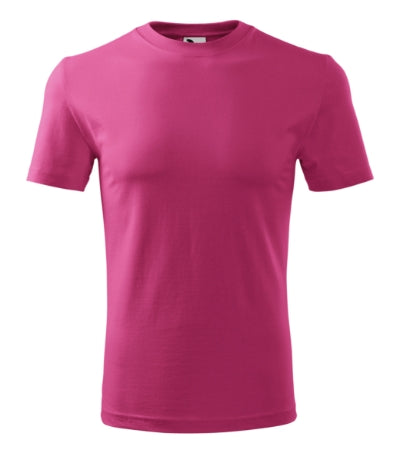 MALFINI CLASSIC NEW Men's T-shirt in magenta - promotional clothing printed with your company logo