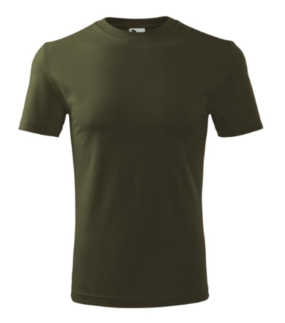 MALFINI CLASSIC NEW Men's T-shirt in military - promotional clothing printed with your company logo