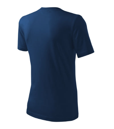 MALFINI CLASSIC NEW Men's T-shirt in midnight blue - promotional clothing printed with your company logo