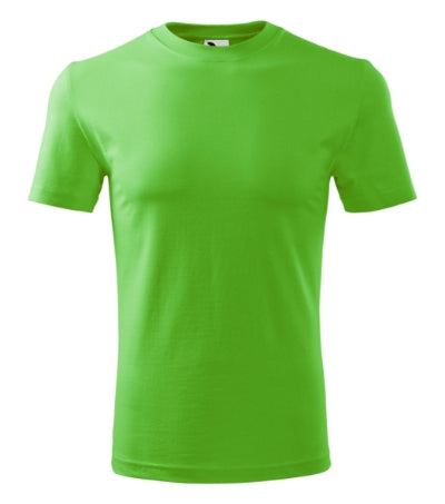 MALFINI CLASSIC NEW Men's T-shirt in apple green - promotional clothing printed with your company logo